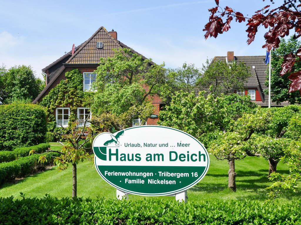 Апартаменты Haus Am Deich Utersum Экстерьер фото