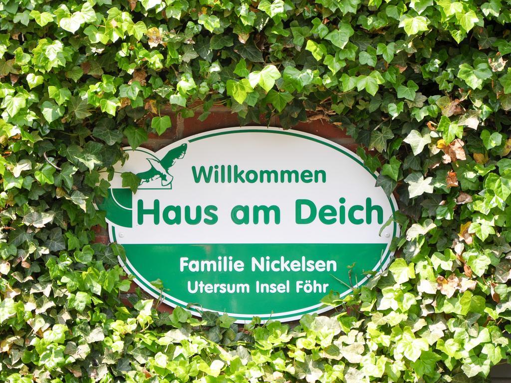 Апартаменты Haus Am Deich Utersum Экстерьер фото